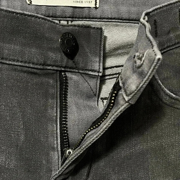 Madewell Skinny Mid Rise  Jeans Grey Faded Wash - Picture 8 of 17